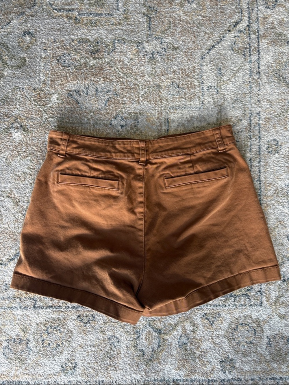 J. Crew High-Waist Rust Brown Shorts - Picture 3 of 3